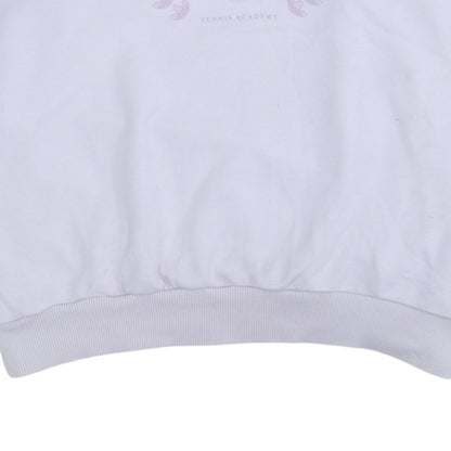 Womens UK Size 8 adidas White Pullover Sweatshirt