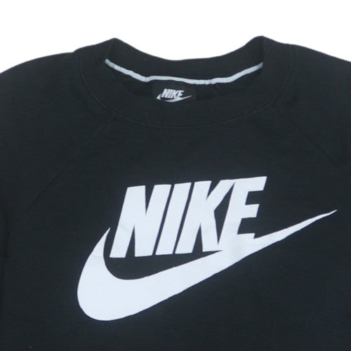 Mens UK Size S Nike Black Pullover Sweatshirt