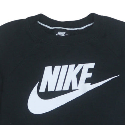 Mens UK Size S Nike Black Pullover Sweatshirt