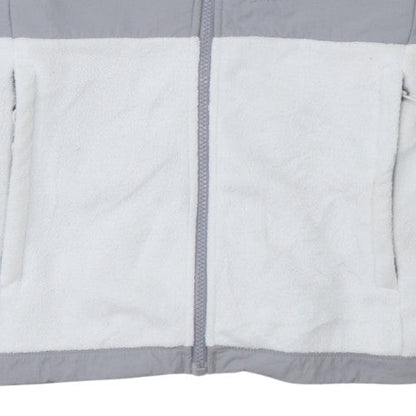 The North Face Womens White Fleece Full Zip Jacket M