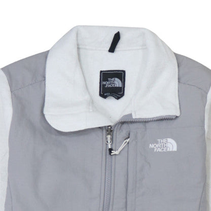The North Face Womens White Fleece Full Zip Jacket M