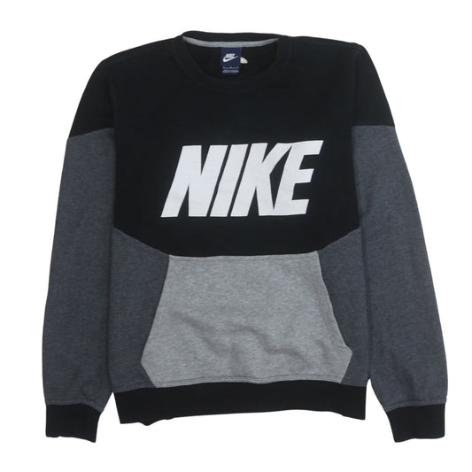 Mens UK Size M Nike Black Pullover Sweatshirt