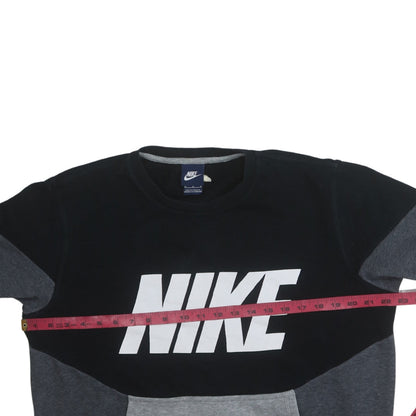 Mens UK Size M Nike Black Pullover Sweatshirt