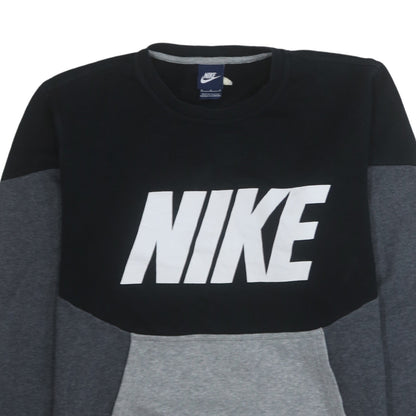 Mens UK Size M Nike Black Pullover Sweatshirt