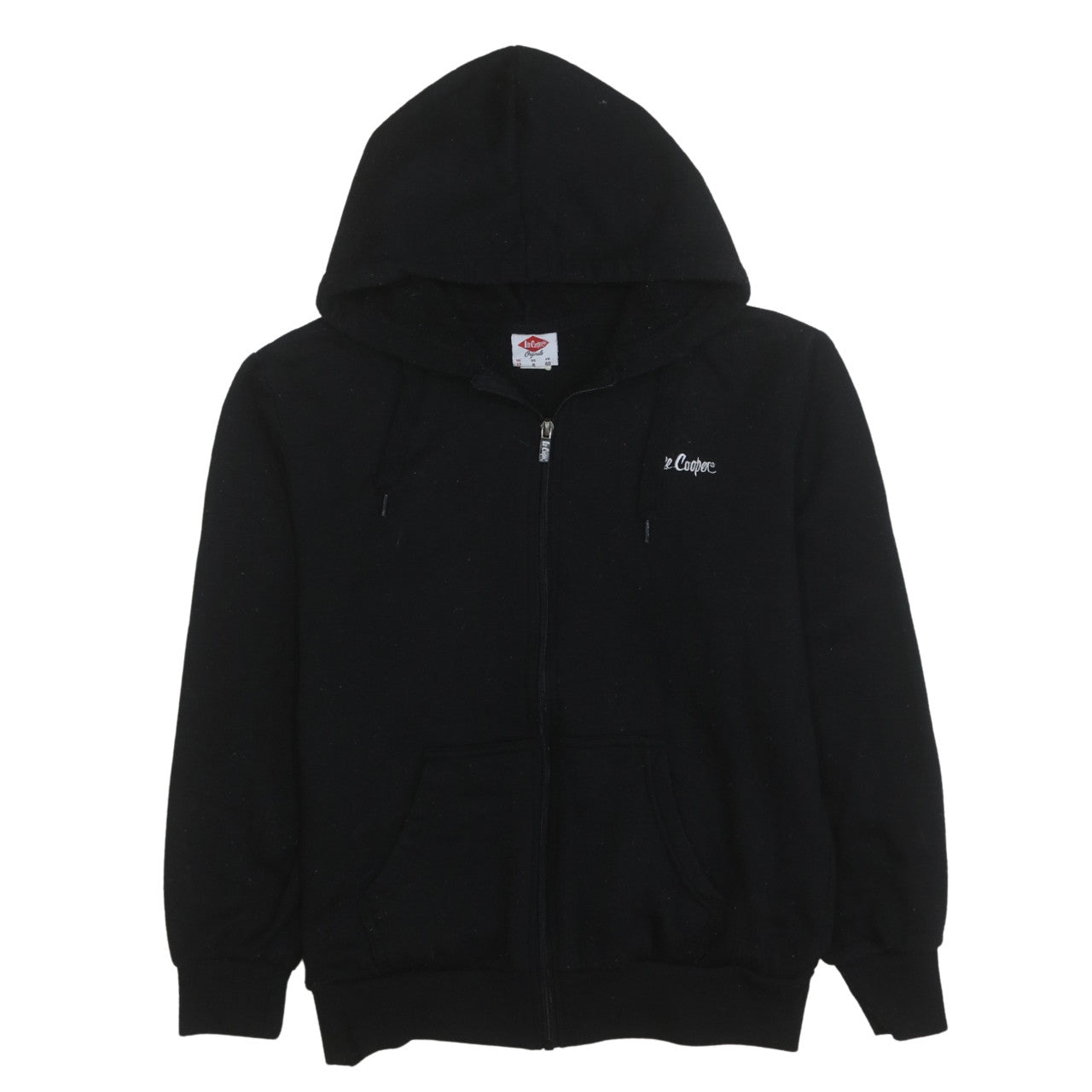Womens UK Size 12 Lee Cooper Black Full Zip Hoodie