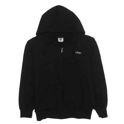 Womens UK Size 12 Lee Cooper Black Full Zip Hoodie