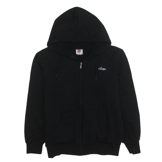 Womens UK Size 12 Lee Cooper Black Full Zip Hoodie