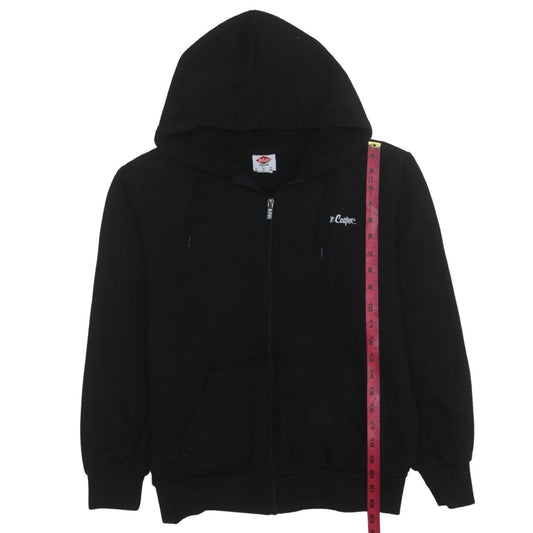 Womens UK Size 12 Lee Cooper Black Full Zip Hoodie