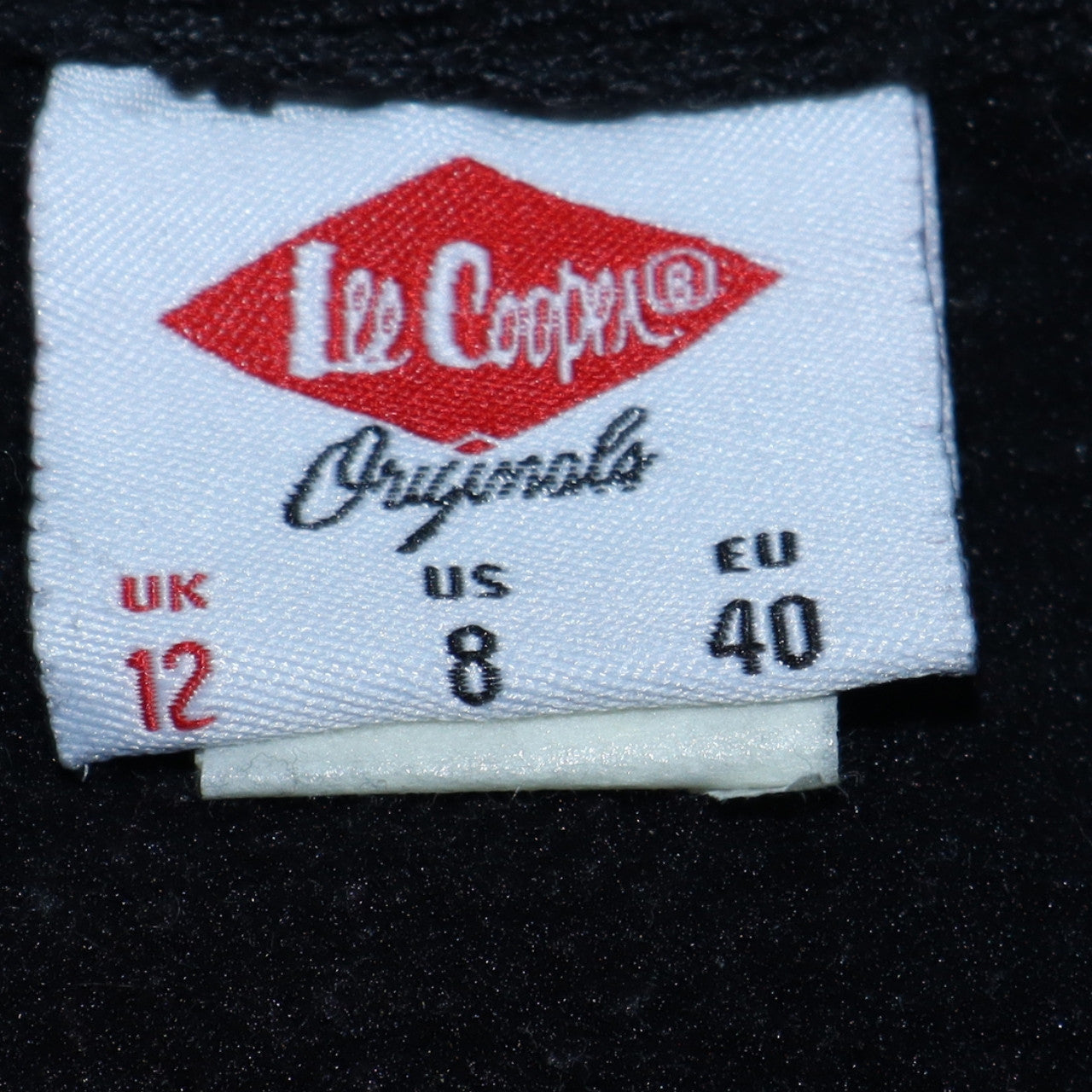 Womens UK Size 12 Lee Cooper Black Full Zip Hoodie