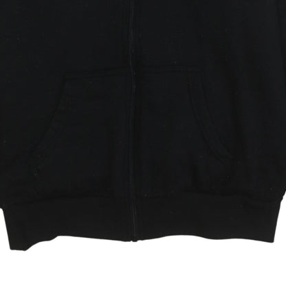 Womens UK Size 12 Lee Cooper Black Full Zip Hoodie