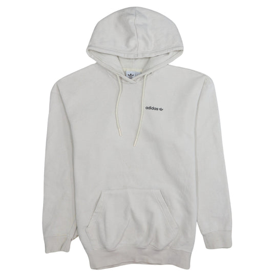 Womens UK Size 8 adidas White Pullover Hoodie