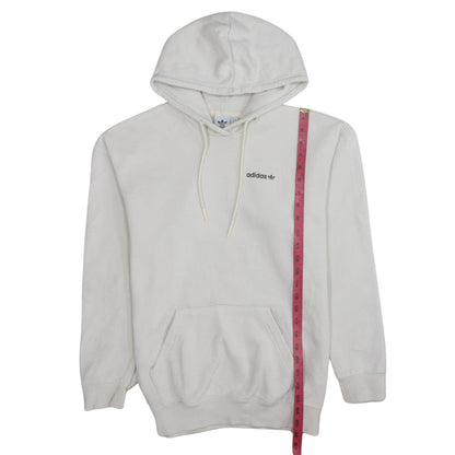 Womens UK Size 8 adidas White Pullover Hoodie