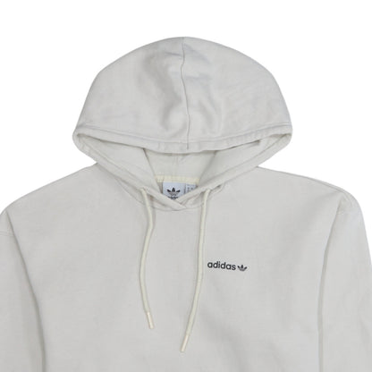 Womens UK Size 8 adidas White Pullover Hoodie