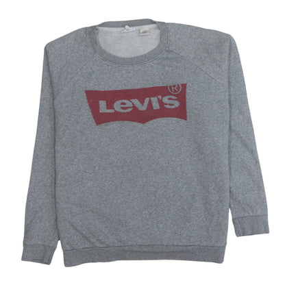 Mens UK Size M Levi's Grey Pullover Sweatshirt