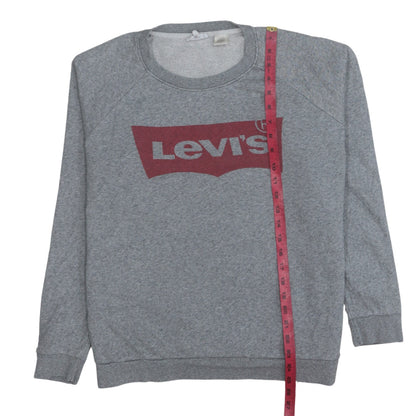 Mens UK Size M Levi's Grey Pullover Sweatshirt