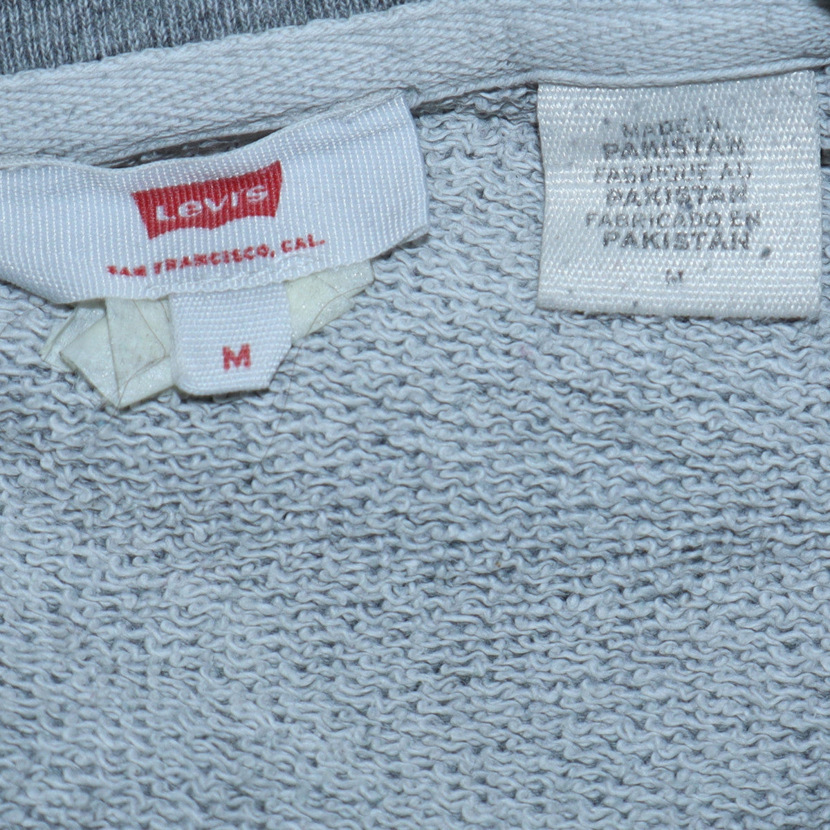 Mens UK Size M Levi's Grey Pullover Sweatshirt