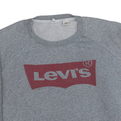 Mens UK Size M Levi's Grey Pullover Sweatshirt