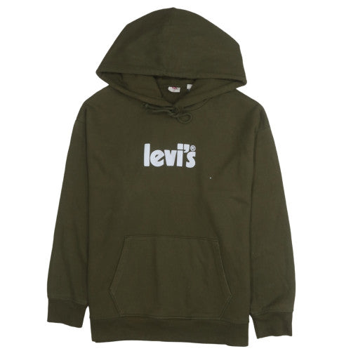 Mens UK Size XL Levi's Green Pullover Hoodie