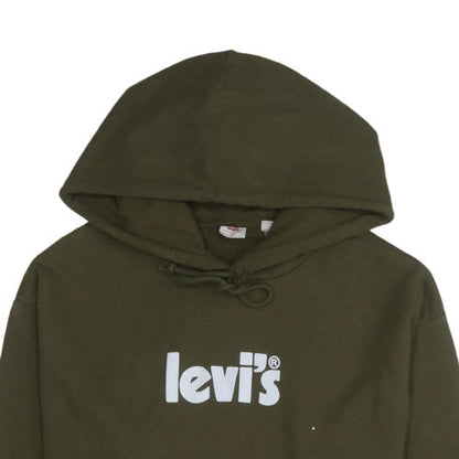 Mens UK Size XL Levi's Green Pullover Hoodie