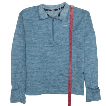 Womens UK Size S Nike Blue Pullover Sweatshirt