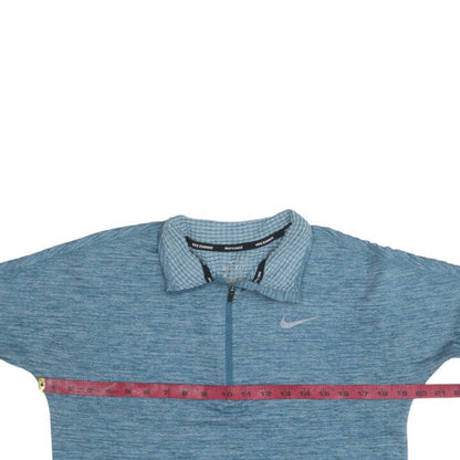 Womens UK Size S Nike Blue Pullover Sweatshirt