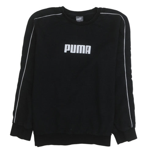 Mens UK Size M PUMA Black Pullover Sweatshirt