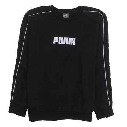 Mens UK Size M PUMA Black Pullover Sweatshirt