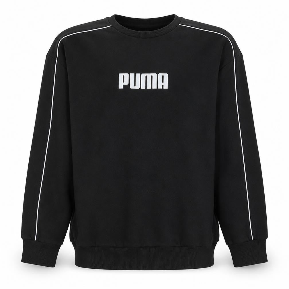 Mens UK Size M PUMA Black Pullover Sweatshirt