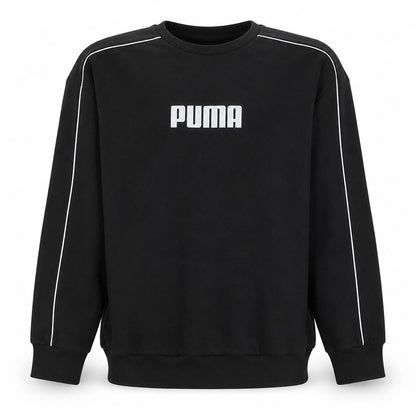 Mens UK Size M PUMA Black Pullover Sweatshirt