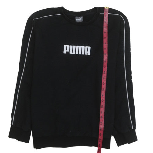 Mens UK Size M PUMA Black Pullover Sweatshirt