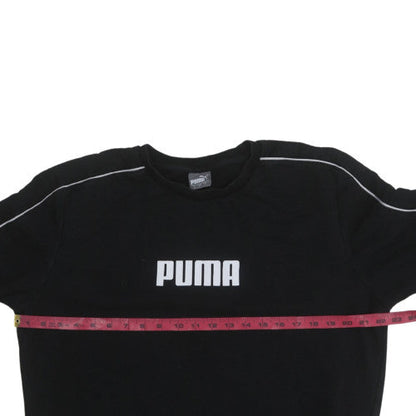Mens UK Size M PUMA Black Pullover Sweatshirt