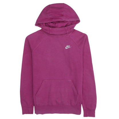 Womens UK Size S Nike Pink Pullover Hoodie