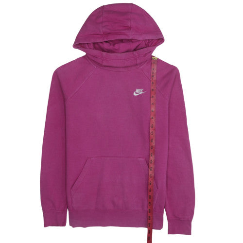 Womens UK Size S Nike Pink Pullover Hoodie