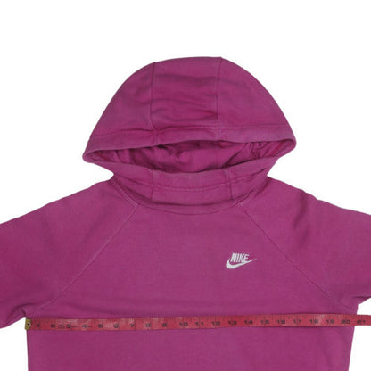 Womens UK Size S Nike Pink Pullover Hoodie