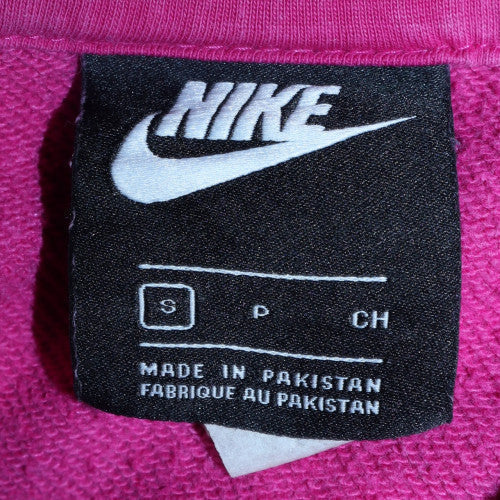 Womens UK Size S Nike Pink Pullover Hoodie