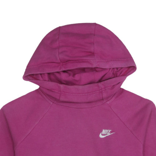 Womens UK Size S Nike Pink Pullover Hoodie