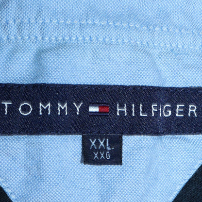 Tommy Hilfiger Men's Black 2XL Cotton Short Sleeve Polo Shirt