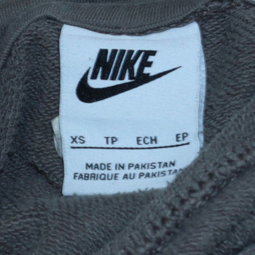 Mens UK Size XS Nike Grey Pullover Hoodie