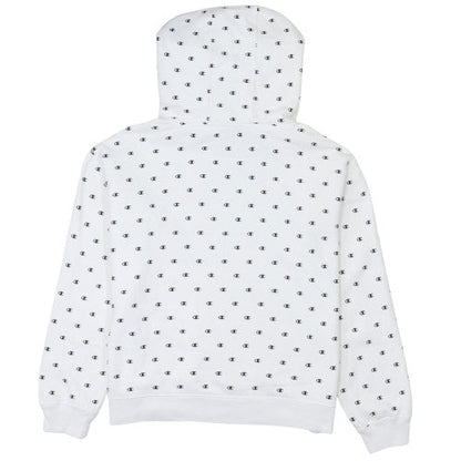 Womens UK Size S Champion White Pullover Hoodie
