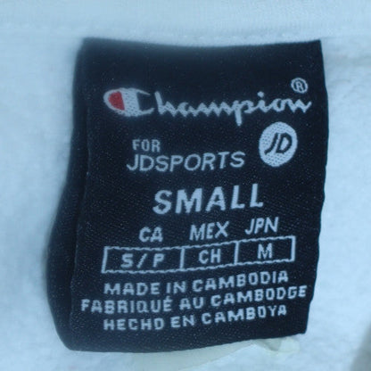 Womens UK Size S Champion White Pullover Hoodie