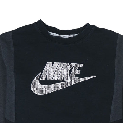 Mens UK Size M Nike Black Pullover Sweatshirt