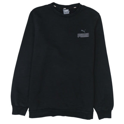 Mens UK Size L PUMA Black Pullover Sweatshirt