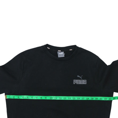 Mens UK Size L PUMA Black Pullover Sweatshirt