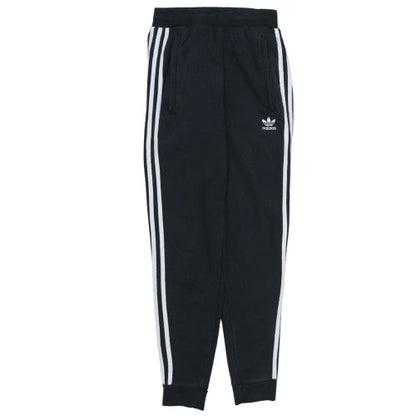 Adidas Men's Black XS Jogger Trousers with Side Stripes