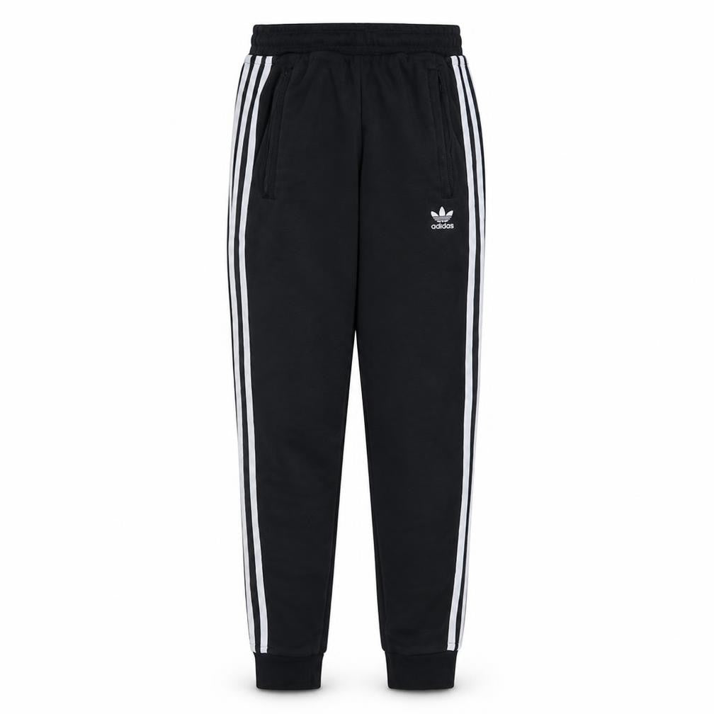 Adidas Men's Black XS Jogger Trousers with Side Stripes