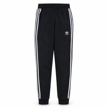 Adidas Men's Black XS Jogger Trousers with Side Stripes