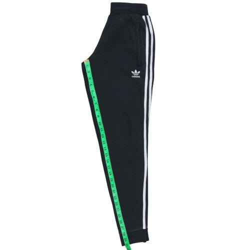 Adidas Men's Black XS Jogger Trousers with Side Stripes
