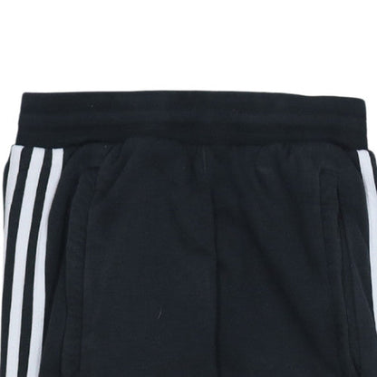 Adidas Men's Black XS Jogger Trousers with Side Stripes
