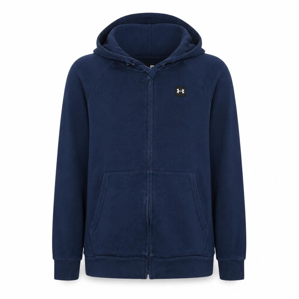 Mens UK Size S Under armour Blue Full Zip Hoodie