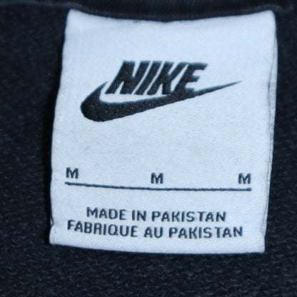 Mens UK Size M Nike Black Pullover Hoodie